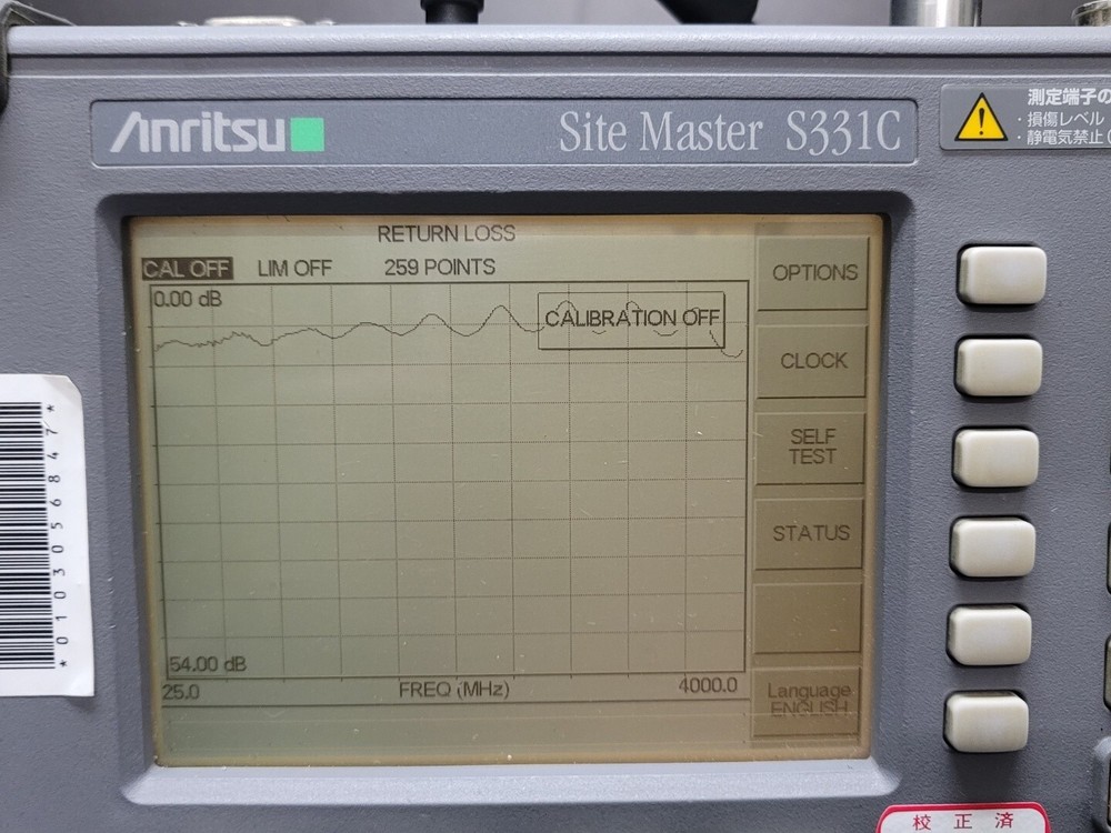 Anritsu S331C: Site Master, Not Working, As-is (2123)