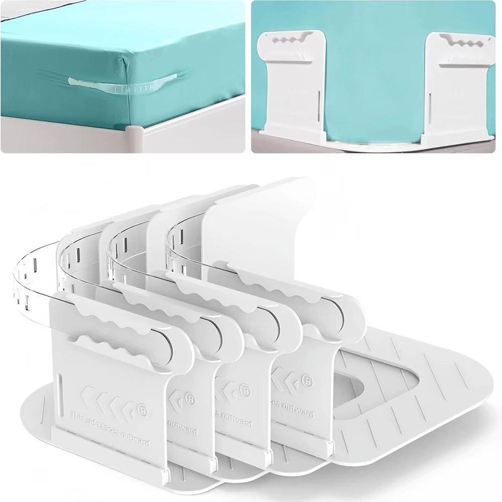 4pcs/set Sheet Holders for Bed Corners Fasteners Keep Sheets Secure Fitted