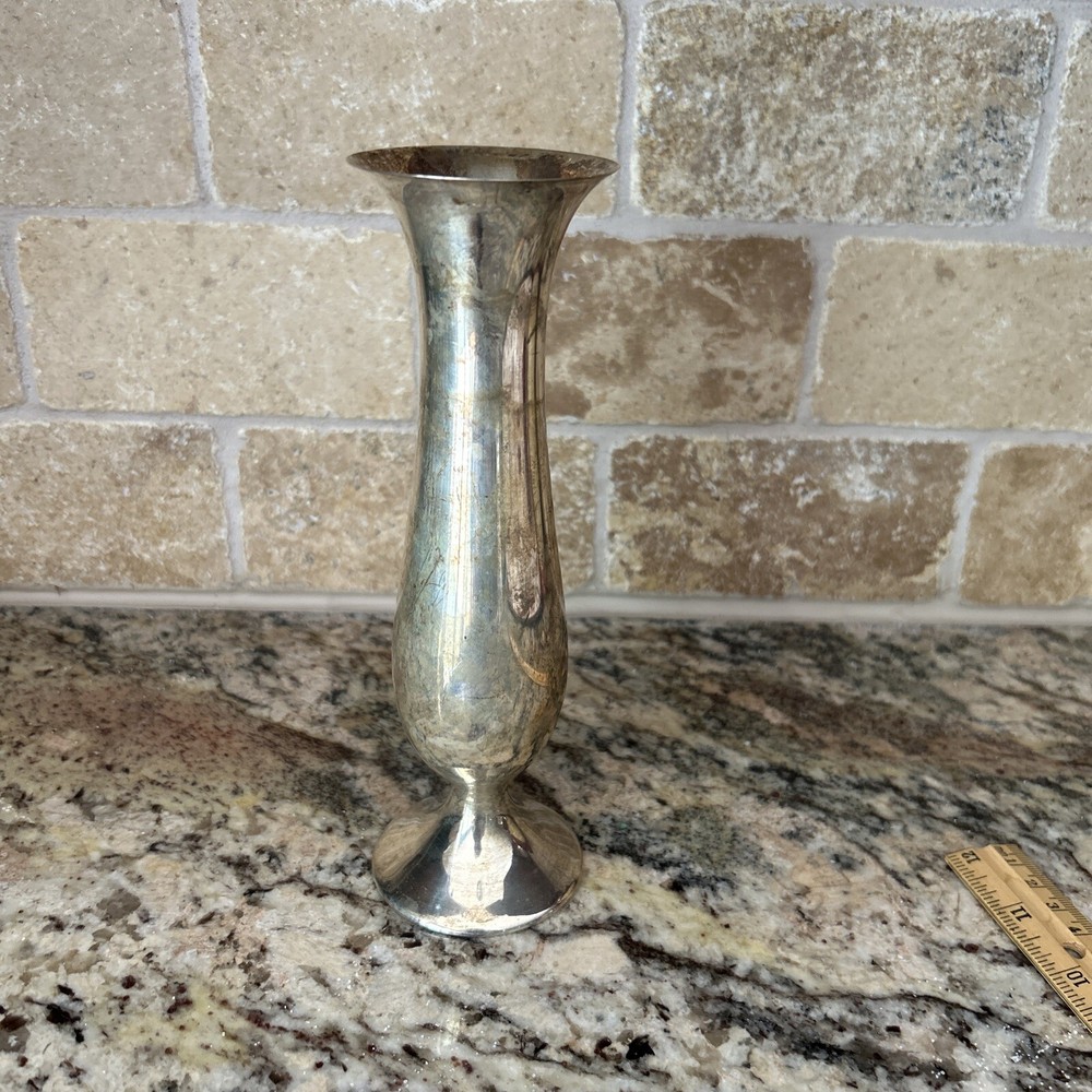 Vintage Towle Silverplate German Bud Vase