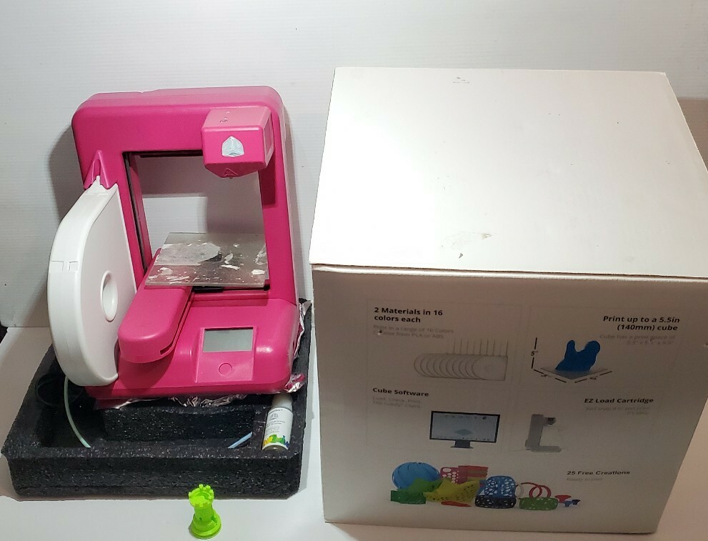 Original Cube 3D System Printer, (unused, Contains storage wear)