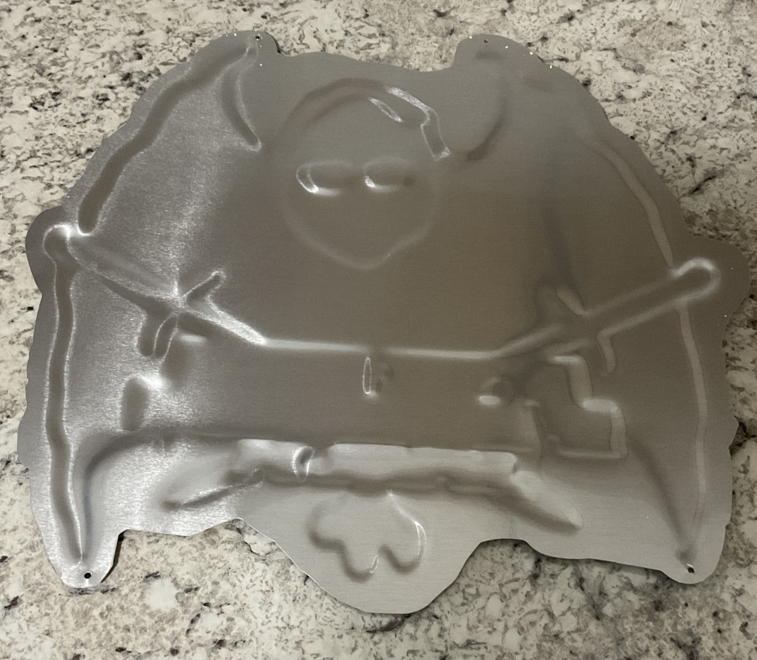 DC Brau Brewing Co Metal Tin Tacker Bar Sign Beer On The Wings Of Armageddon