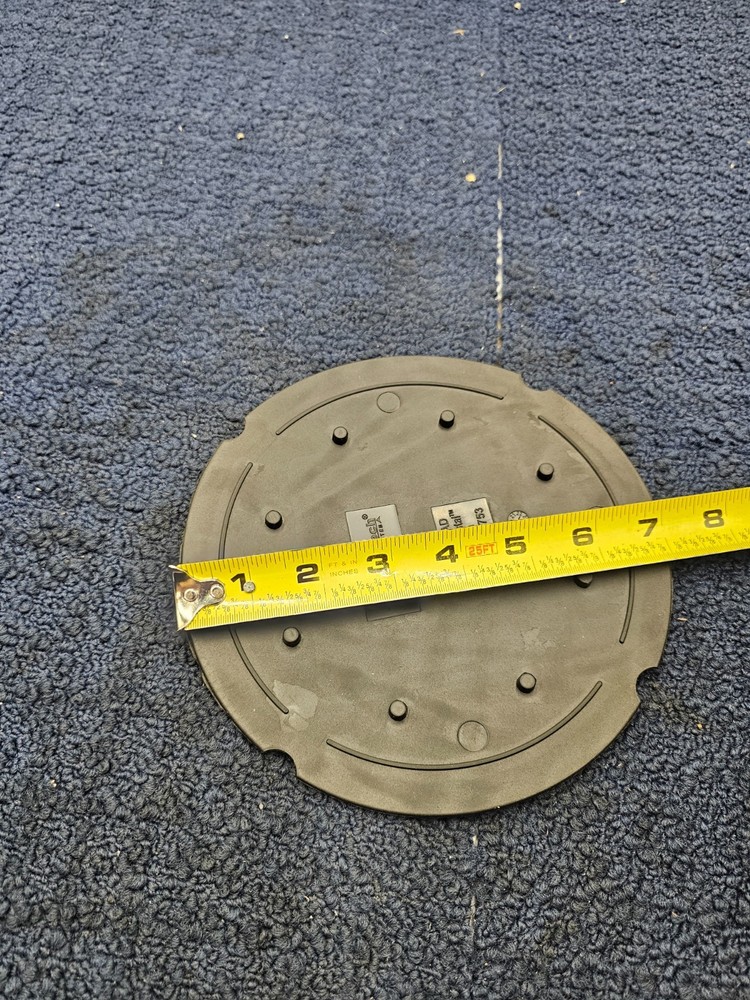 Tile Tech Paver Buffer Pad Hybrid Pedestal System Black 7" Diameter