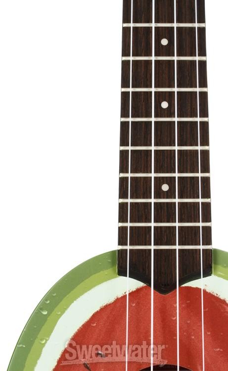 Kala Novelty Pineapple Soprano Ukulele - Watermelon