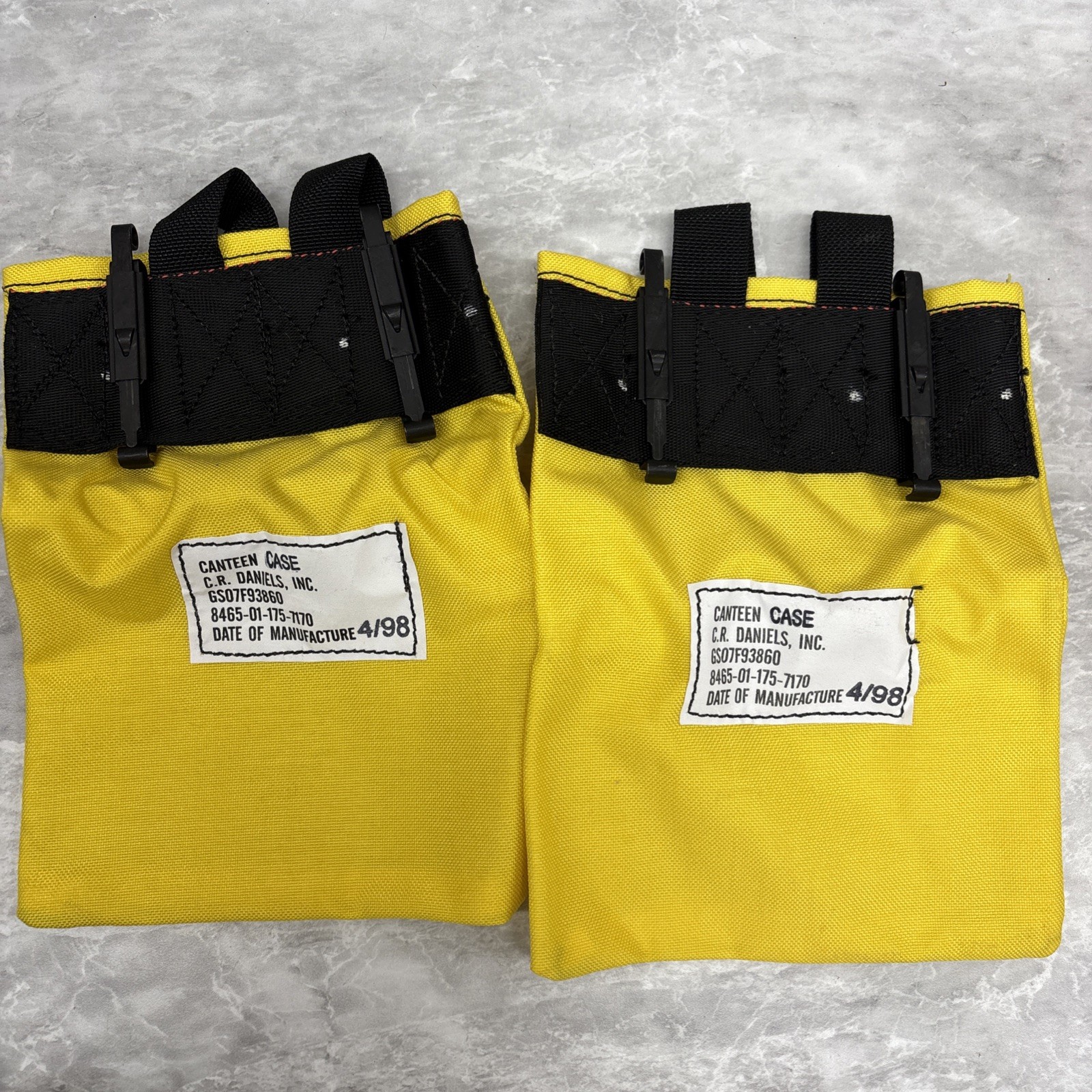 VTG US Forest Service Supply FSS Firefighter Harness, Belt, (2)Canteen Pouches