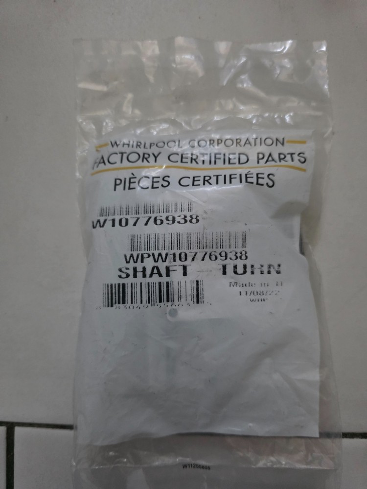 Whirlpool shaft turn W10776938