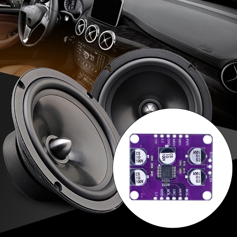 PCM1808 Single Ended Input Board Integrated Stereo Decoding Amplifier Circuit