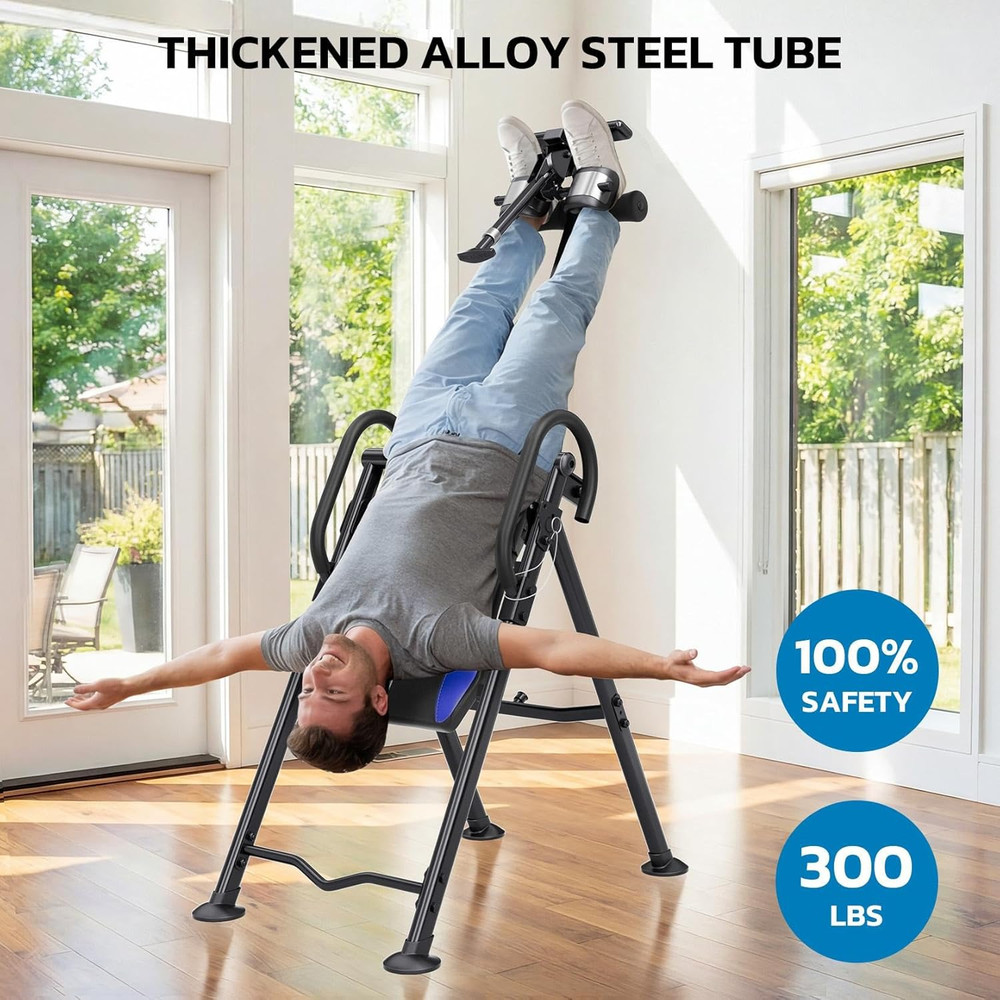 YOLEO Gravity Inversion Table for Back Pain Relief 2026 New Inversion Table W/Lu