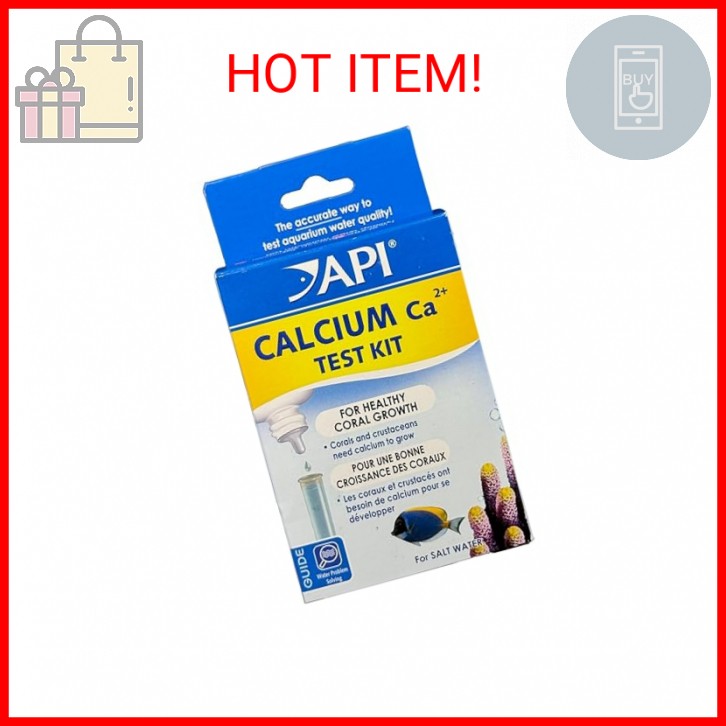 API CALCIUM TEST KIT Saltwater Aquarium Water 1-Count Test Kit