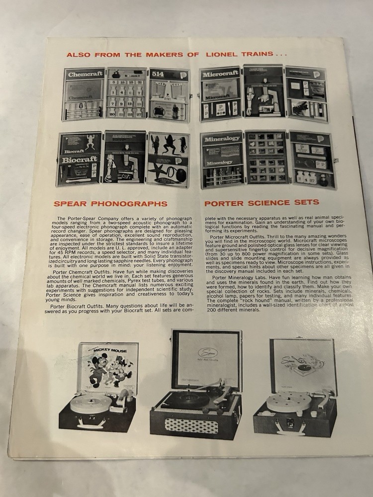 LIONEL 1968 Train Catalog