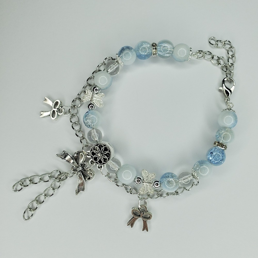 Hand crafted artisan unique gemstone bracelet