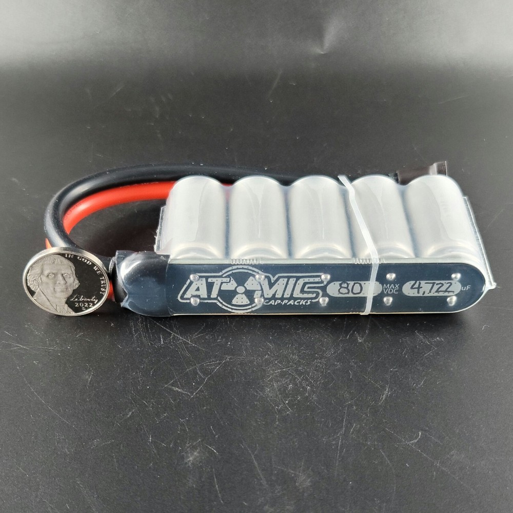ATOMIC Linear RC Cap Pack /ESC Pack / 8-16S / 4,500uF Minimum / 80V / USA
