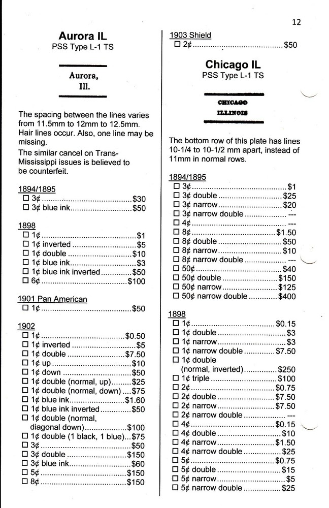 PSS Catalog of US Classic Precancels part I, (2011) – NEW