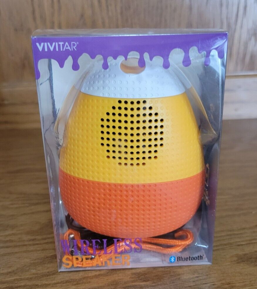 Vivitar Candy Corn Wireless Speaker Bluetooth New