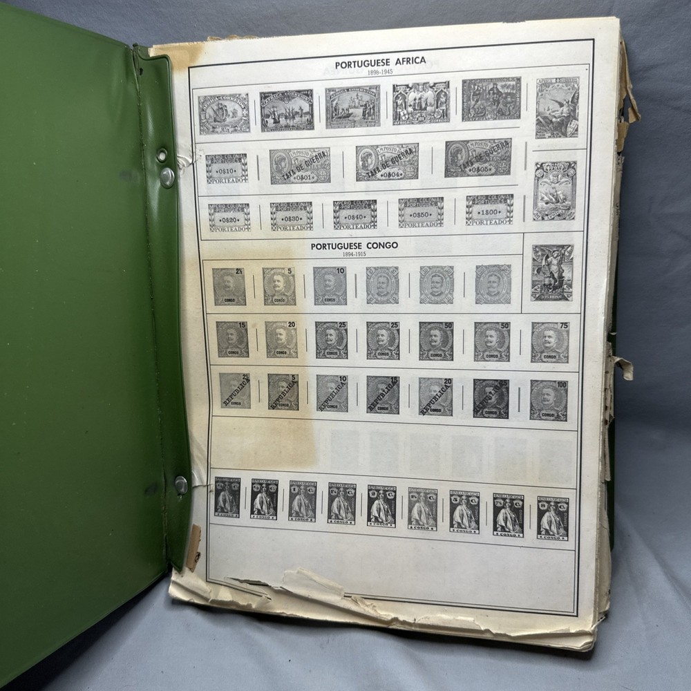 Whitman stamp album 1966 World A Bunch Of Stamps From Around The World!