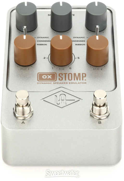 Universal Audio OX Stomp Dynamic Speaker Emulator Stereo Pedal