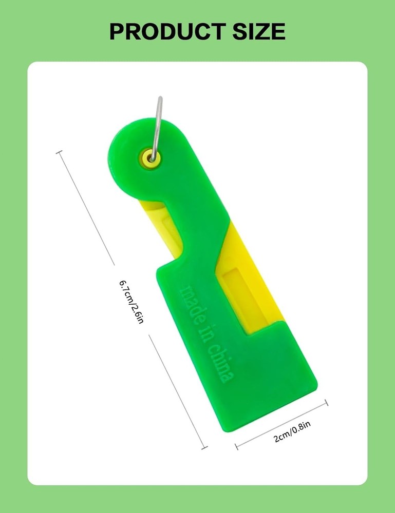 Portable Automatic Needle Threader with Keychain - Perfect for All Users