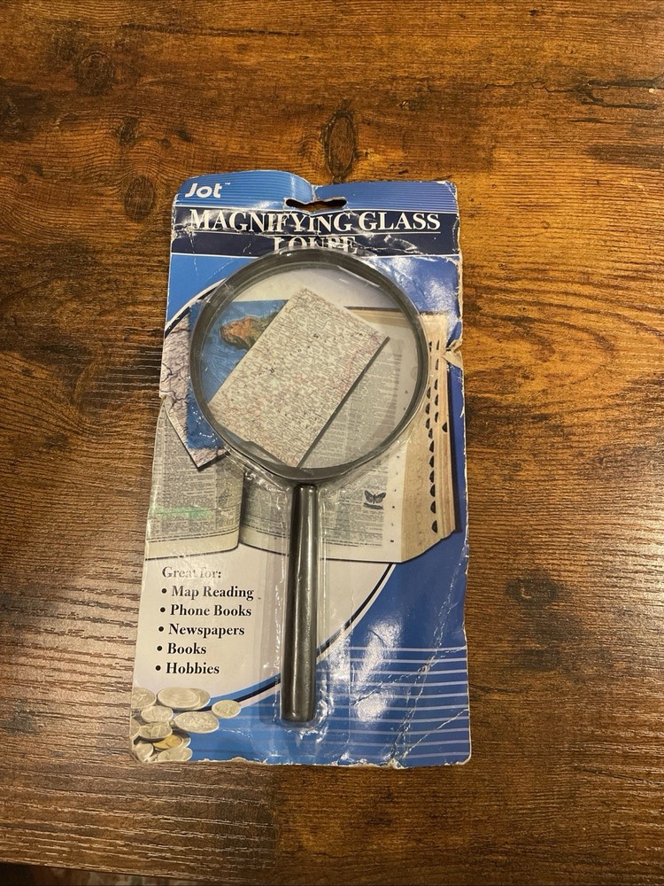 🐝Jumbo Black Plastic Magnifying Glass #️⃣