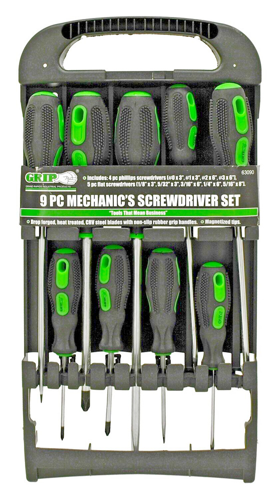 9 Piece Mechanic's Screwdriver Set