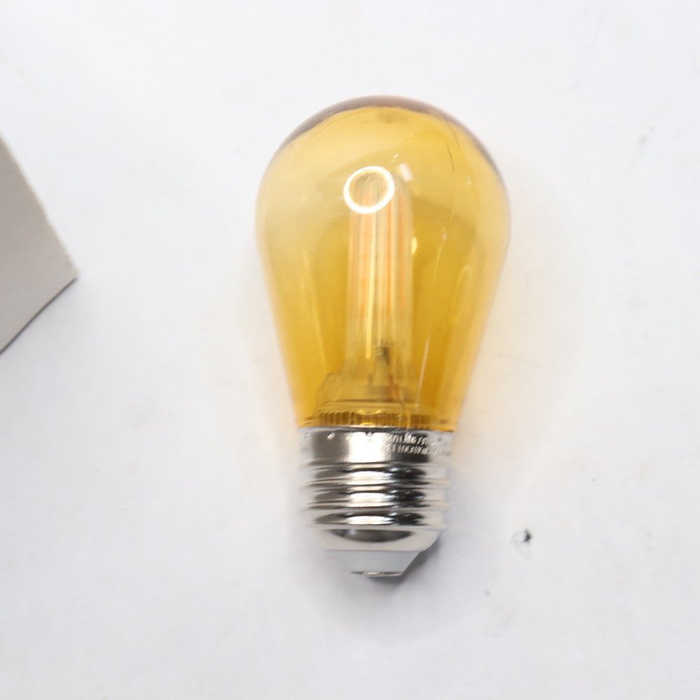 (7-Pk) Dimmable LED String Lights 2W 120V S14/FLAME/V1
