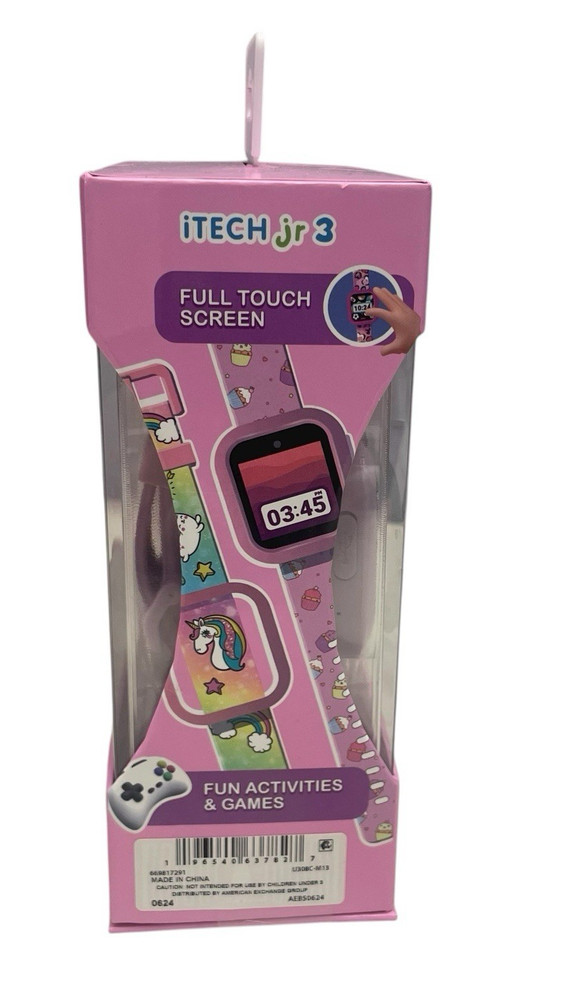 Itech Junior 3 Kids Bluetooth Enable Smartwatch Unicorn Interchangeable Straps