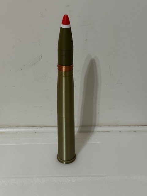 3D Printed 40mm BOFORS HE High Explosive Shell with casing Replica Model Display
