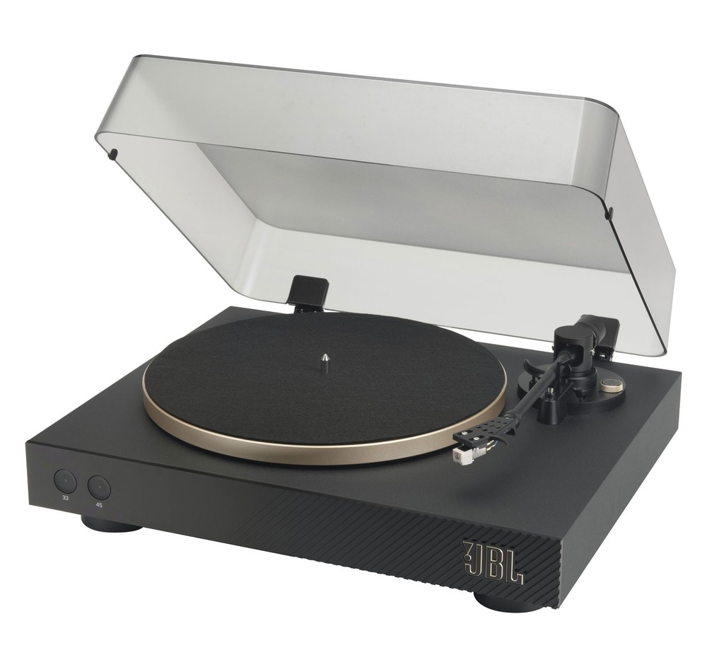 JBL Spinner BT Black Gold Turntable with Bluetooth