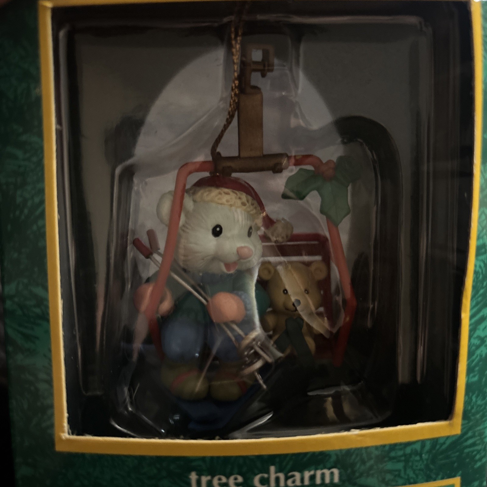 Trim A Home Tree Charm Christmas Ornaments Lot 6New In Box w/ 3pc Santa hunter