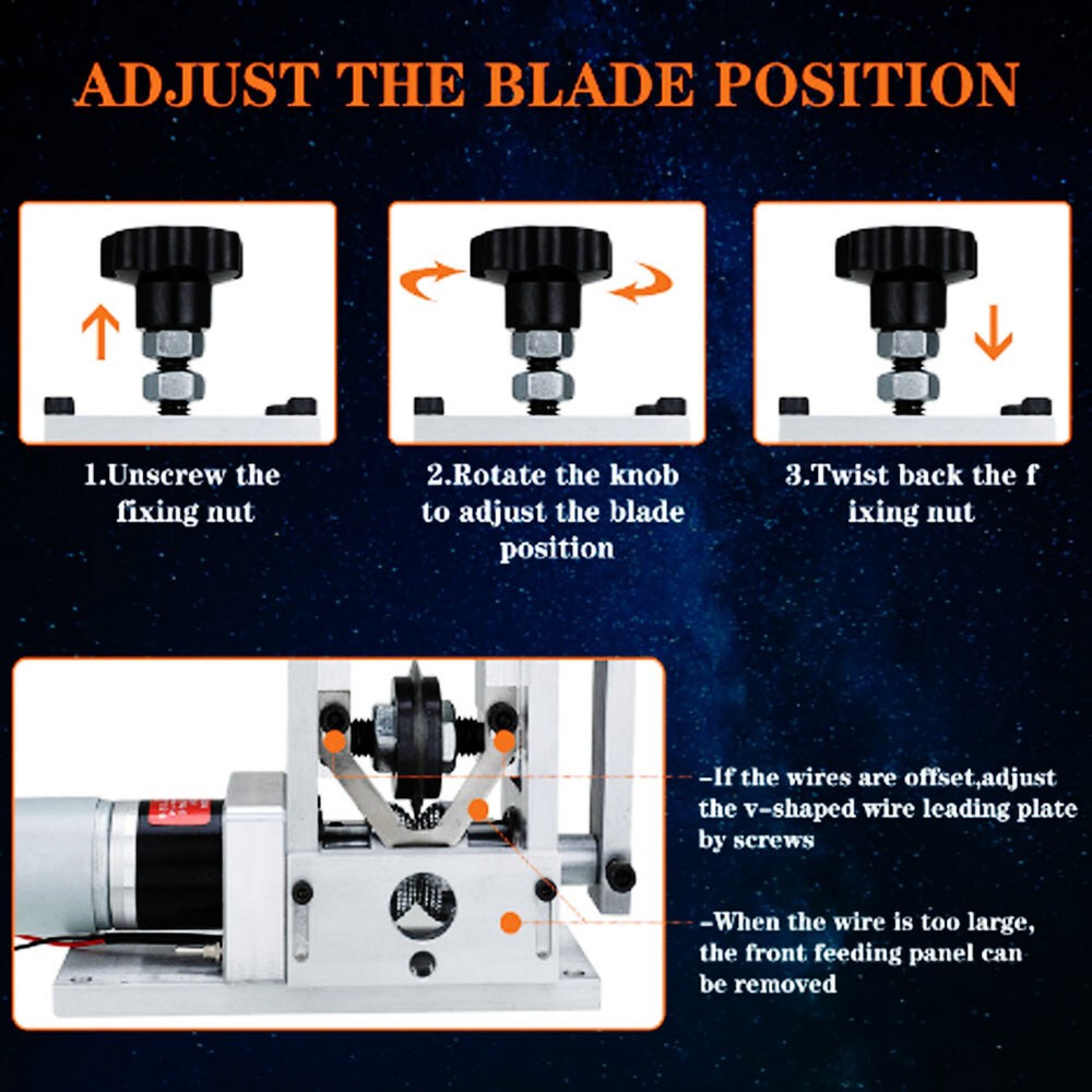 Electric Semi-automatic Wire Stripping Machine Manual Cable Stripper