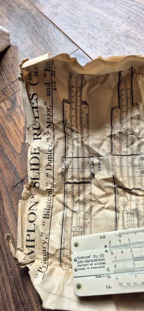 British Simplon Slide Rule & How To Use Them
