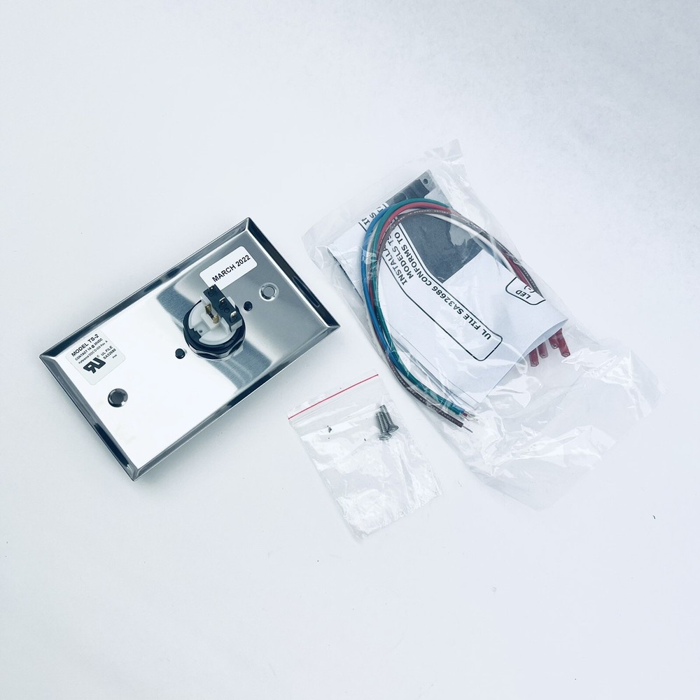 ALARM CONTROLS TS-2 REQUEST TO EXIT STATION, "PUSH TO EXIT" SINGLE GANG, SS