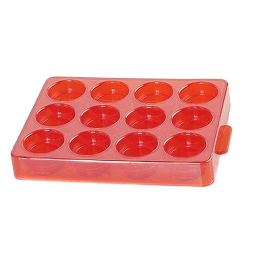 LEE PRECISION 90196 Red Auto Prime Shellholder Storage Box