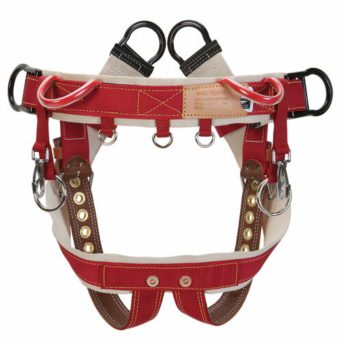 WEAVER ARBORIST WLC-160 BASIC COTTON SADDLE 2" NYLON LEG STRAPS