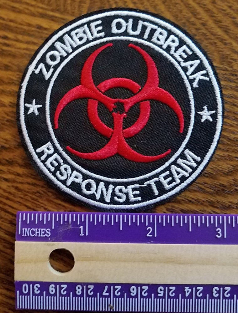 Zombie Outbreak Response Team Round Logo Patch 3 inches
