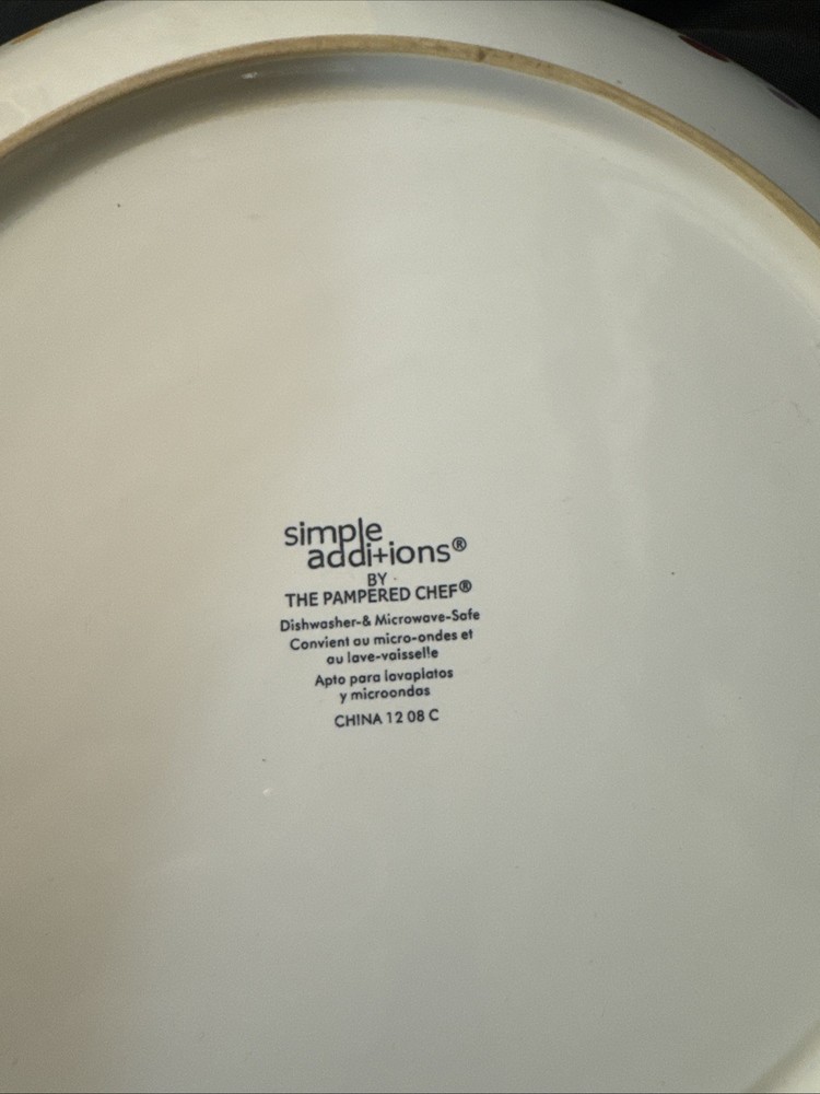 Very Large Pampered Chef Dots Platter