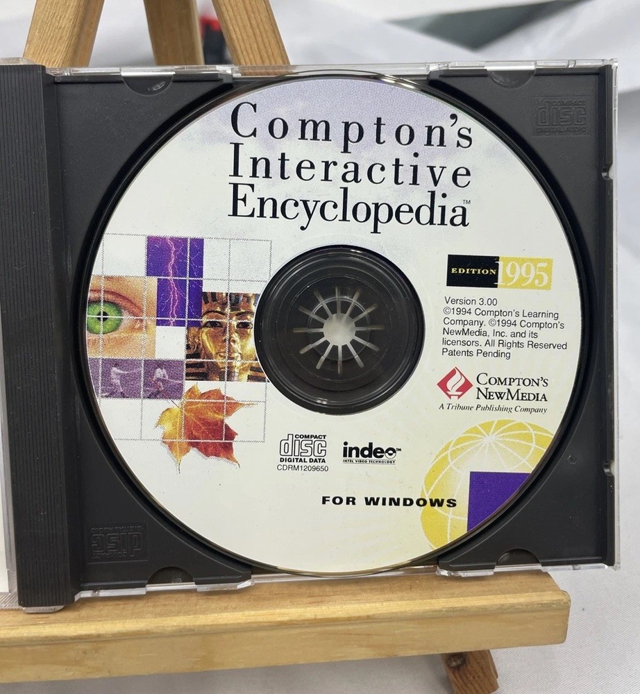 Compton's Interactive Encyclopaedia PC CDROM 1996 Windows 95