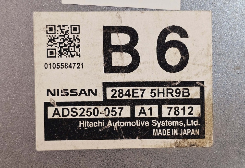 284E7-5HR9B Nissan Rogue 2017-2019 CONTROLLER ASSY-ADAS, Service File Controller