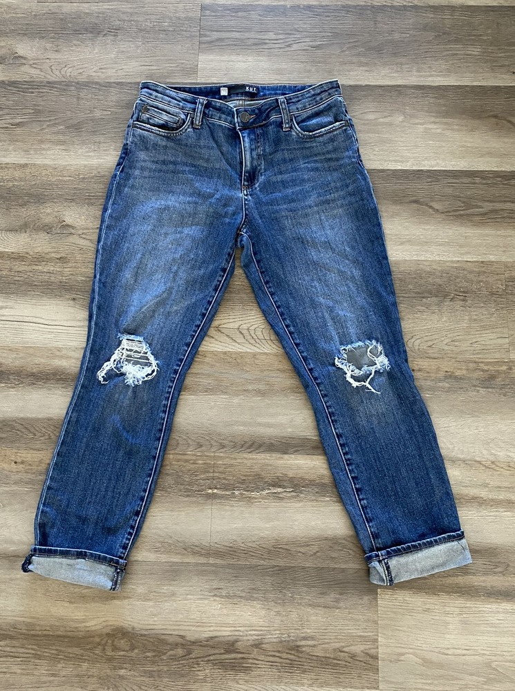 distressed jeans