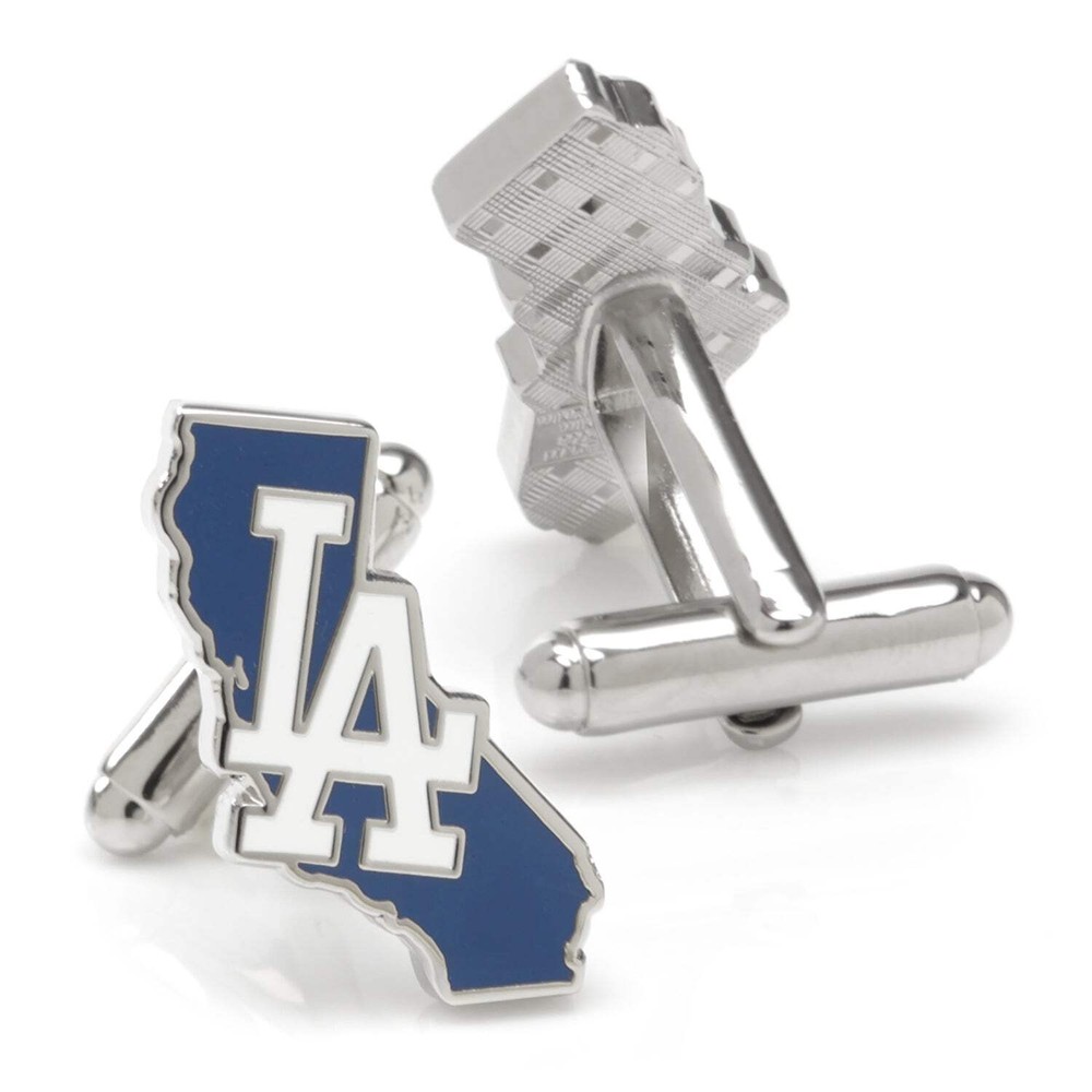 MLB LA Dodgers State Shaped Cufflinks