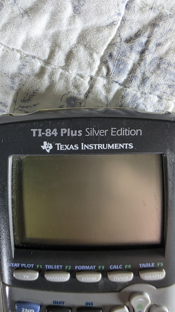 Texas Instruments TI-84 Plus Silver Edition Graphing Calculator - Tested