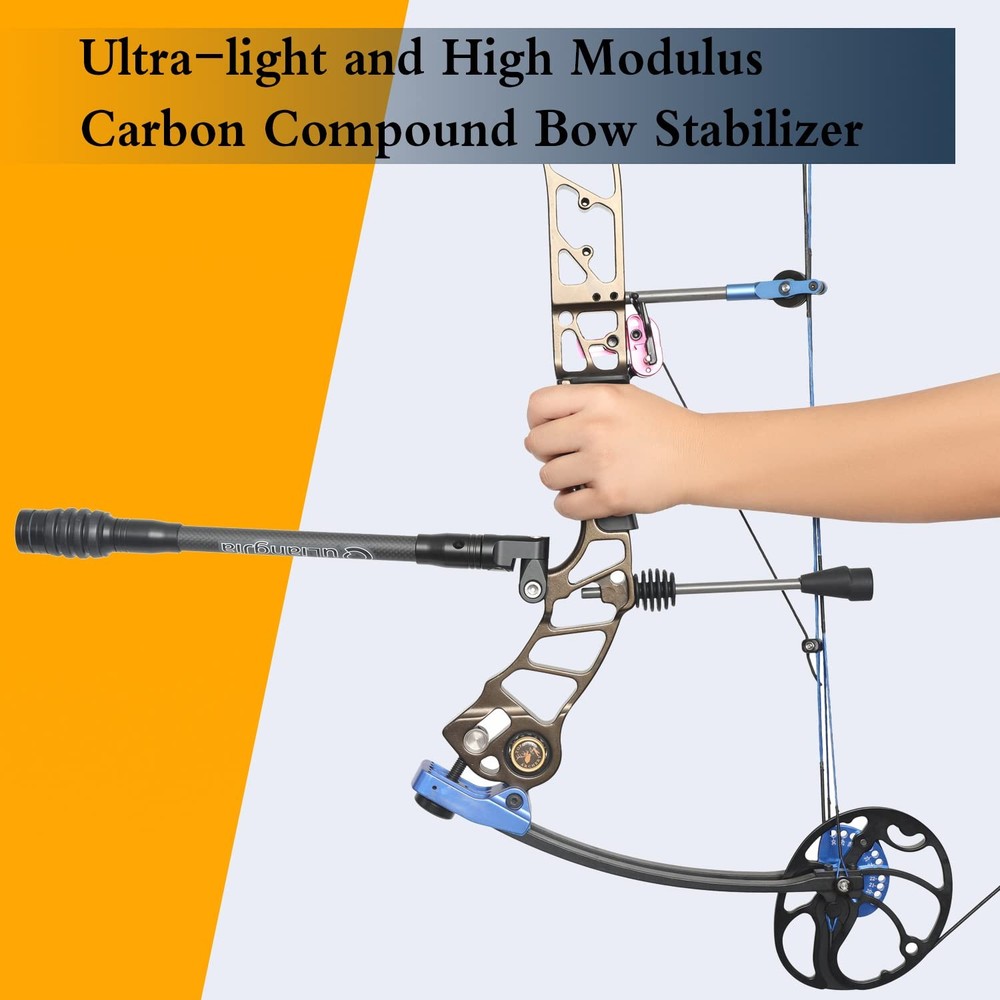 Archery Bow Stabilizer 3K High Modulus Carbon for Compound Bow Hunting