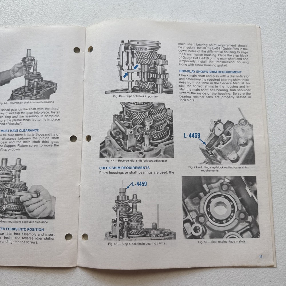 Chrysler Dodge 1978 Servicing The A-412 Transaxle And Clutch Reference Book