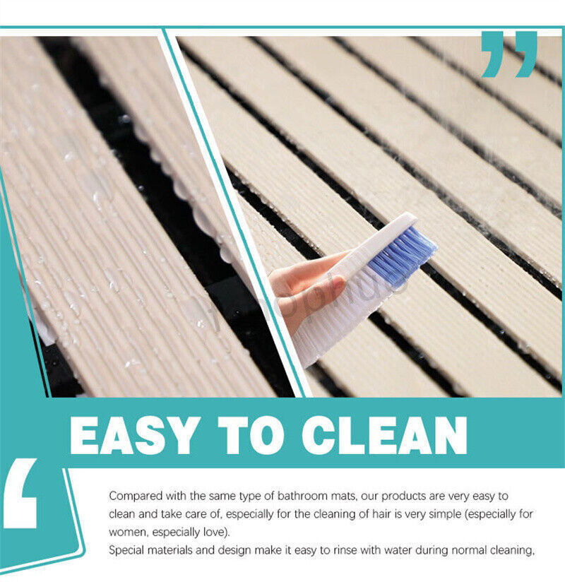 Premium Bath Tub Shower Mat Anti Slip PVC Bathroom Floor Pad Anti-bacterial Mat