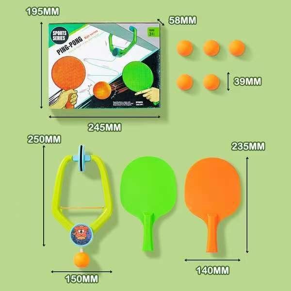 Complete Ping Pong Set with Retractable Net, Paddles, Balls, Storage Case