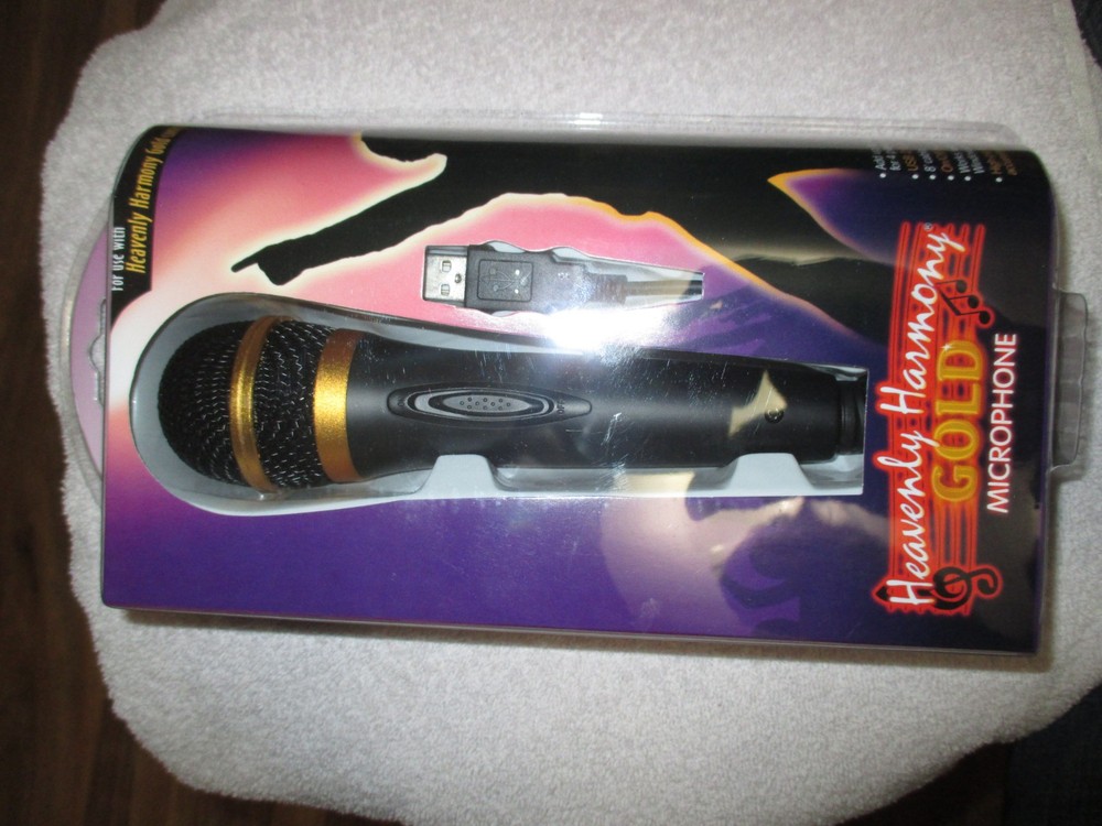 Heavenly Harmony Gold Microphone C9G-M7 high preformance 8' usb cable