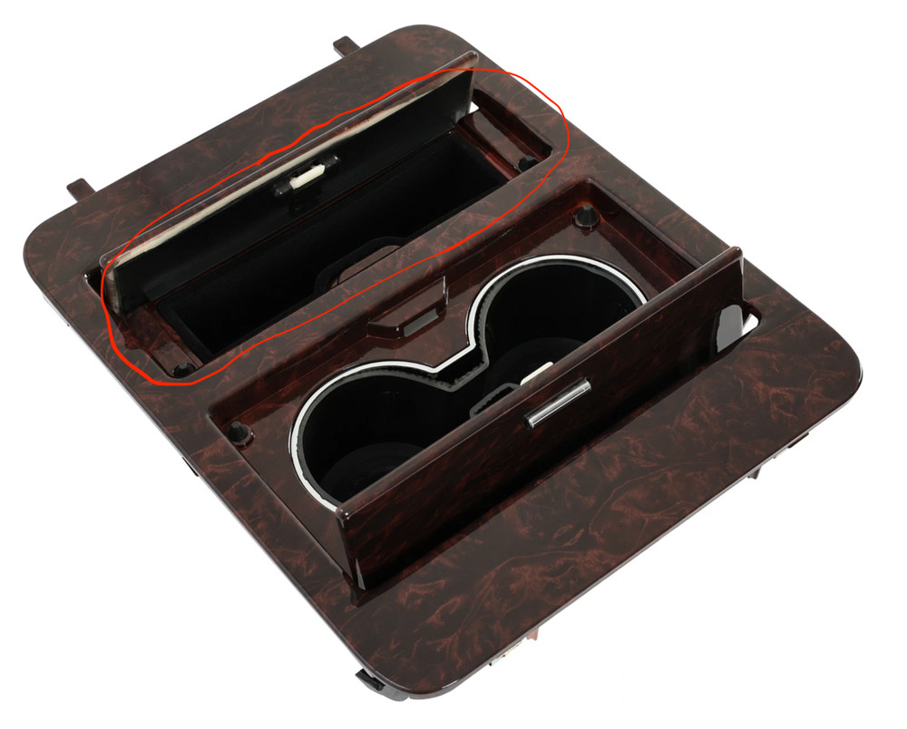 07 - 14 Cadillac Escalade Front Center Console NON-ASHTRAY Cubby Insert E64