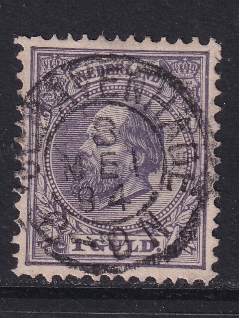 Netherlands 1872 NVPH 28 CANC VF