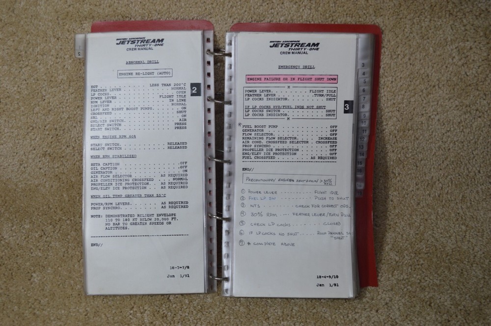 JETSTREAM 31 CREW MANUAL USED