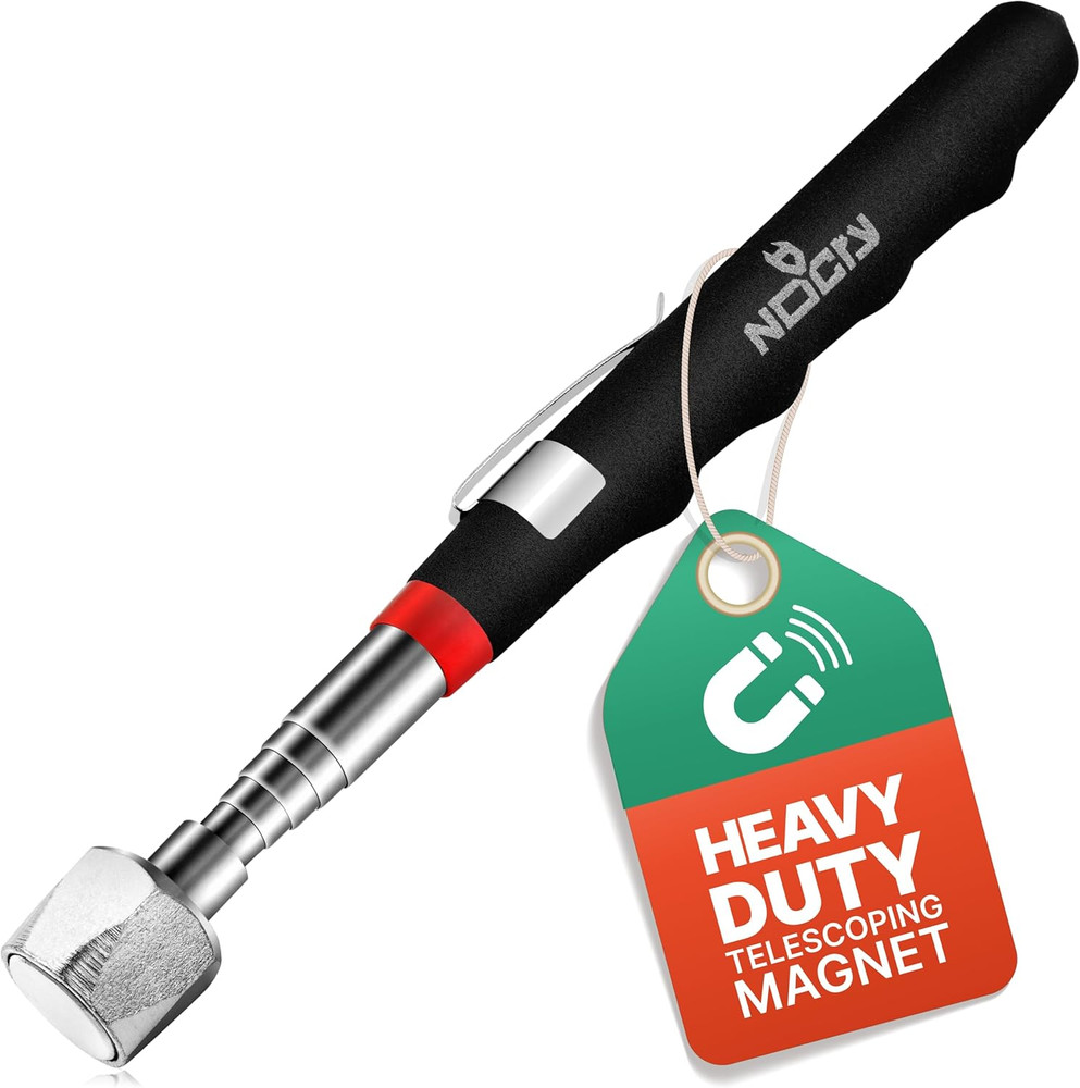 Nocry Telescoping Magnetic Pickup Tool with an Extra Strong 25Lb Pull Force — St