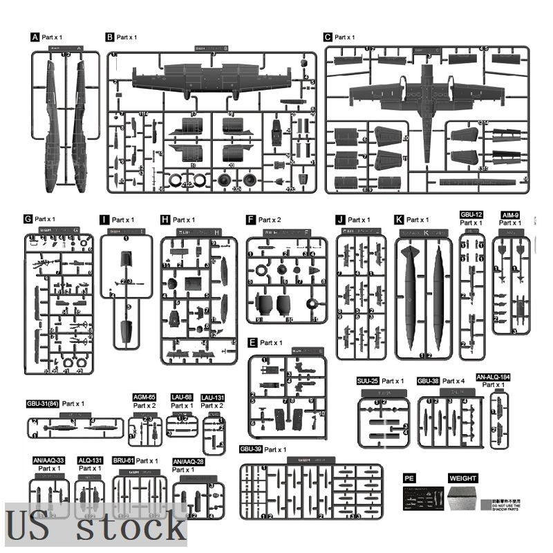 Great Wall Hobby L7215 1/72 A-10C Thunderbolt II Attack Aircraft (US stock)