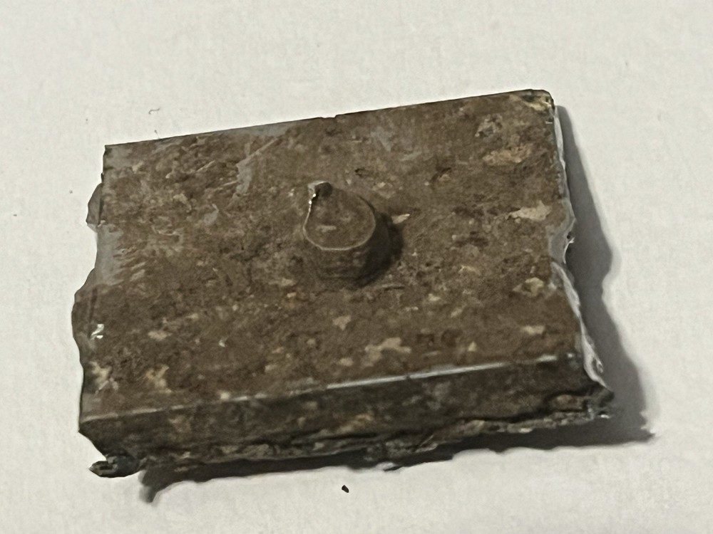 Lynyrd Skynyrd Signed COA Plane Crash Steel Rivet 1”X1” From Fuselage Craig Reed